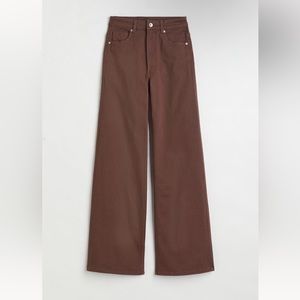 H&m wide legged twill pants